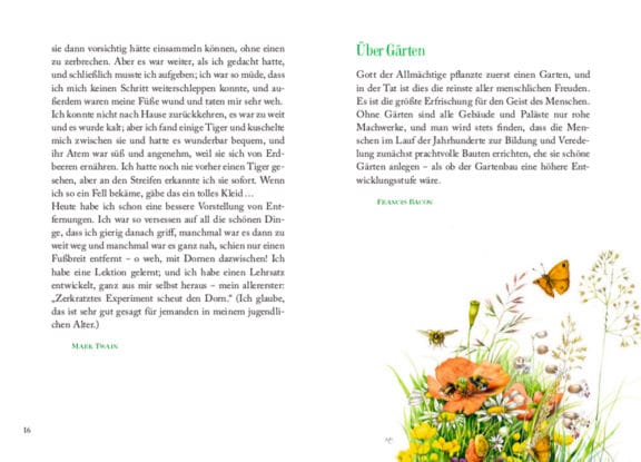 Coppenrath Edizione: Wo Blumen blühen, da lächelt die Welt (M.Bastin)