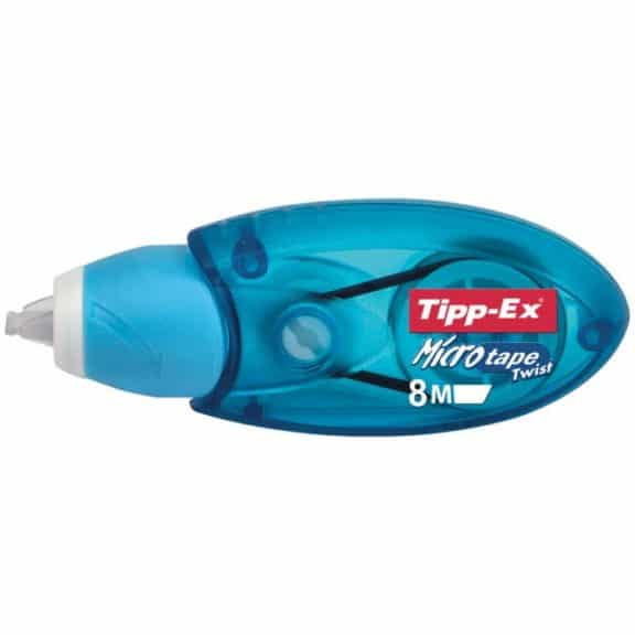 Tipp-Ex Korrekturroller Microtape Twist, 8 m x 5 mm, blau