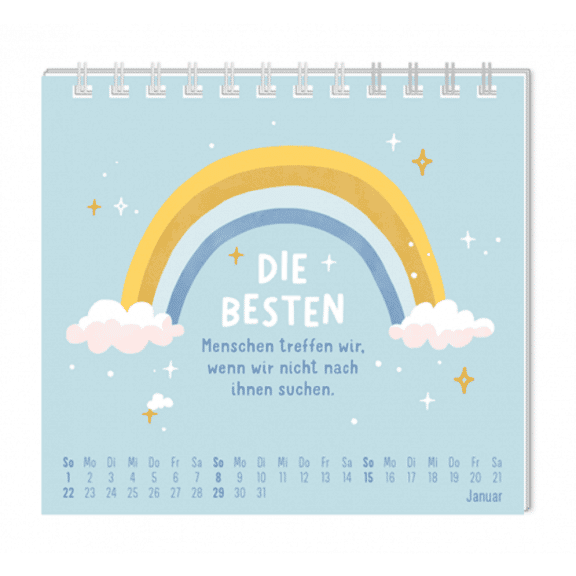 Grafik Werkstatt Mini-Kalender 2023 Die Welt ist schön FSC Mix, NC-COC-026121