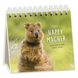 Grafik Werkstatt Tischkalender 2023 Happymacher FSC Mix, NC-COC-026121