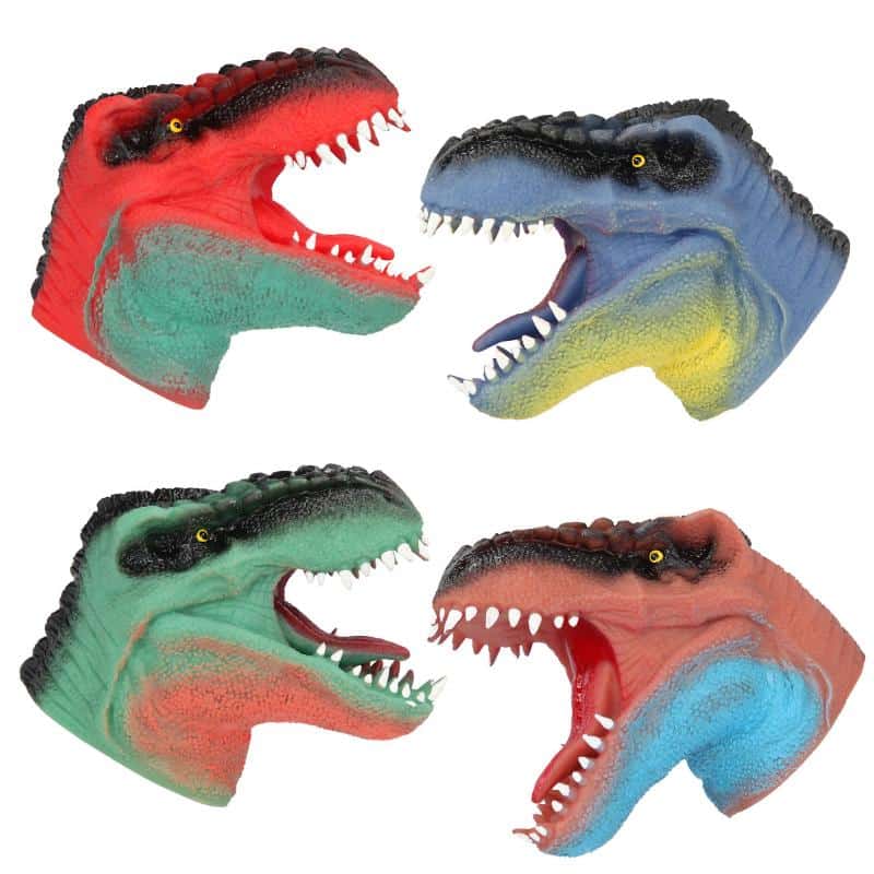 Dino World Dinosaurier  Handpuppe Depesche  Dinosaurierpuppe Maske Handmaske 