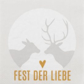 Räder Cocktailserviette Fest der Liebe (25 x 25 cm)