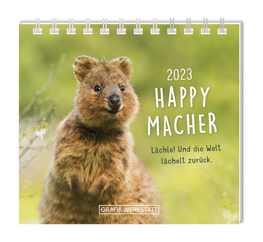 Grafik Werkstatt Mini-Kalender 2023 Happymacher FSC Mix, NC-COC-026121