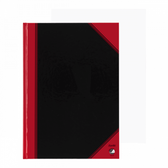 Landré China Kladde, A4, 96 Blatt, schwarz/rot