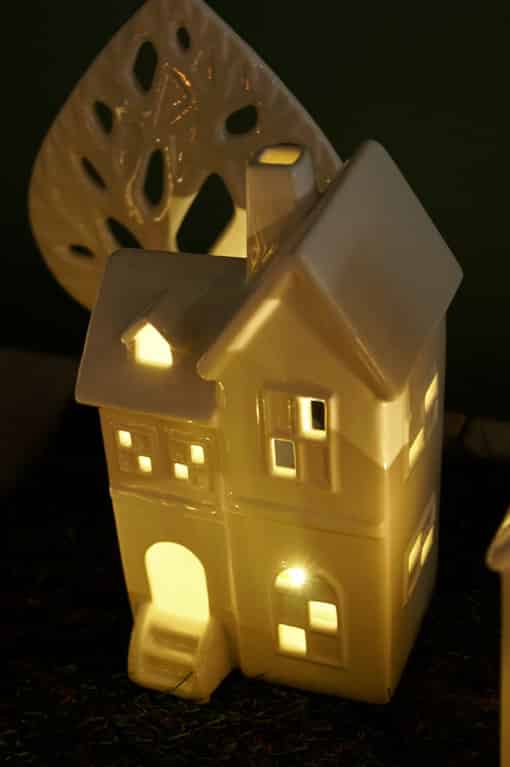 Tiziano Dekohaus Fermo LED creme-weiß