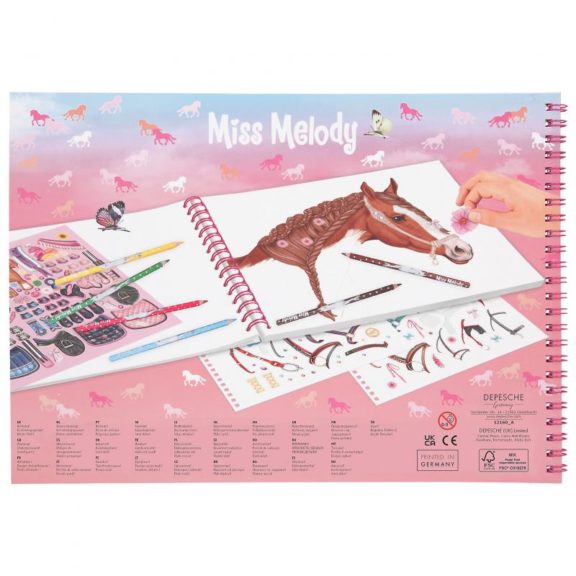 Depesche Miss Melody Style your Horse Malbuch