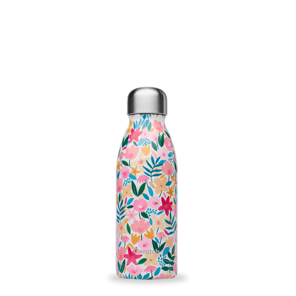 Qwetch Trinkflasche ONE – Flora Rosa