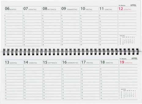 Stylex Schreibtischquerkalender 32 Blatt