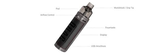 Voopoo E-Zigarette Drag X Pod Kit