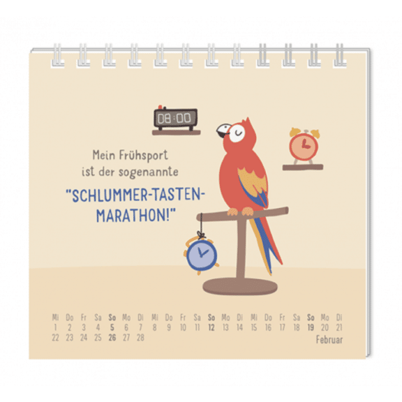Grafik Werkstatt Mini-Kalender 2023 Einfach mal nichts tun. FSC Mix, NC-COC-026121