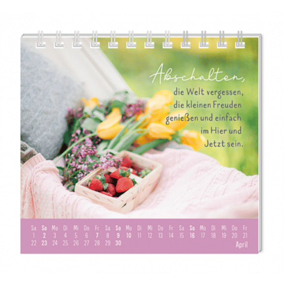 Grafik Werkstatt Mini-Kalender 2023 Eine Extraportion Glück für dich! FSC Mix, NC-COC-026121