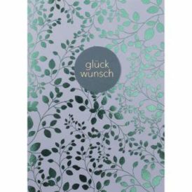 Räder Blumengrusskarte "Glückwunsch"