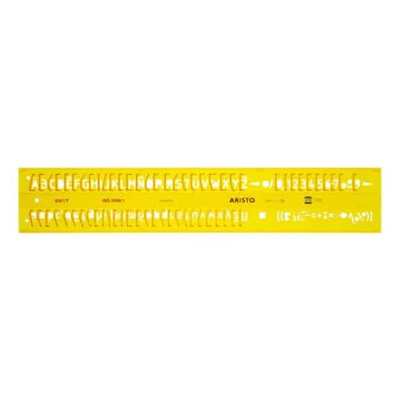 Aristo Schriftschablone gerade 7 mm, ISO3098-1/DIN 6776, H-Profil, Typ B