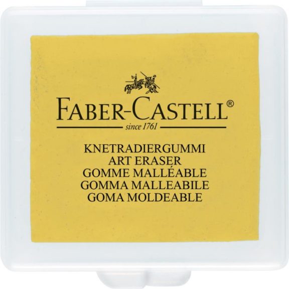 Faber Castell Knetradierer Art Eraser für Kohle Pastell farbig