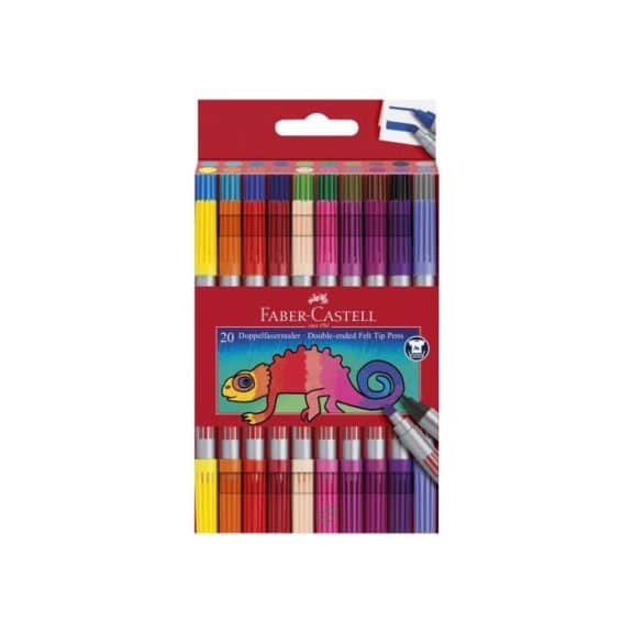 Faber Castell Doppelfasermaler 20er Etui