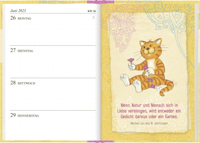 Groh Om-Katze: Bloß kein Stress! Taschenkalender 2023