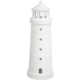 Räder Meer als Worte. Leuchtturm "Klein"
