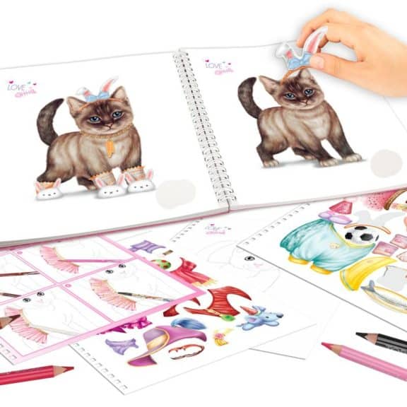 Depesche TopModel Create your Kitty Malbuch