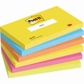 Post-it Haftnotiz Rainbow Notes, 76X127 mm, 600 Blatt