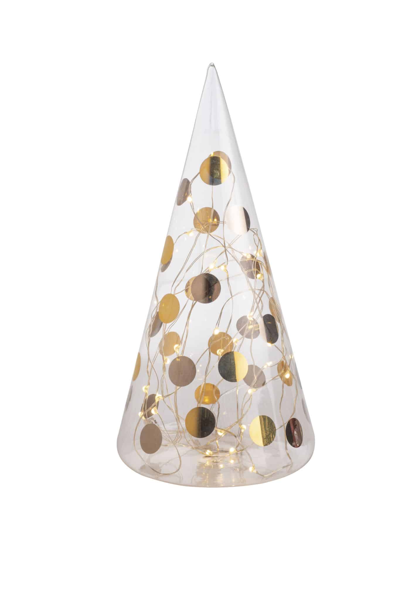 Räder Living Glastanne Punkte bicolor groß LED