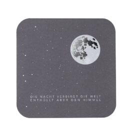 Räder Mondnachtkarte "Die Nacht verbirgt die Welt"