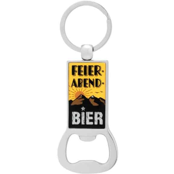 Sheepworld Schlüssenanhänger "Flaschenöffner Feierabend Bier"