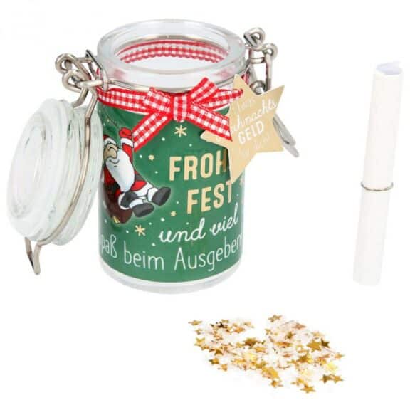 Depesche Weihnachtlicher Geldbrief im Einmachglas