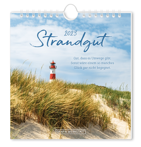 Grafik Werkstatt Postkartenkalender 2023 Strandgut FSC Mix, NC-COC-026121