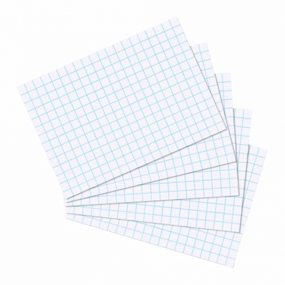 Herltiz Karteikarten A6 weiß 100 Stück