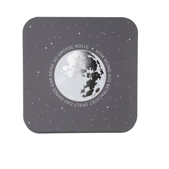 Räder Mondnachtkarte "Vom Mond aus Bertachtet"