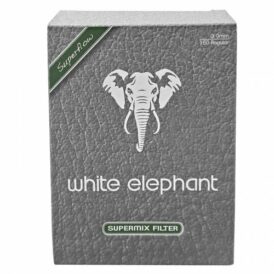 Pfeifenfilter White Elephant Superflow Meerschaum/Kohle 9mm 150 Stück