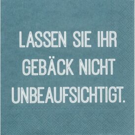 Räder Cocktailservietten "Lassen Sie ihr Gebäck.."