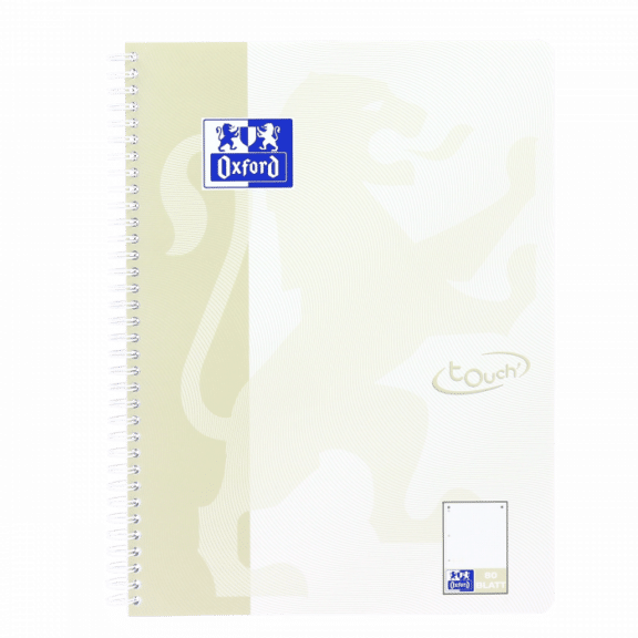 Oxford Collegeblock A4 Touch 80 Blatt punktkariert Lichtgrau