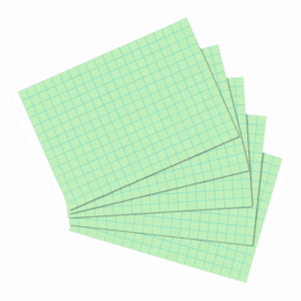 Herltiz Karteikarten A6 grün 100 Stück