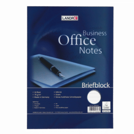Landre Briefblock Office A4 Kopfgeleimte liniert