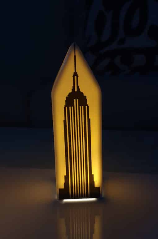 3er Set Lichthaus New York LED
