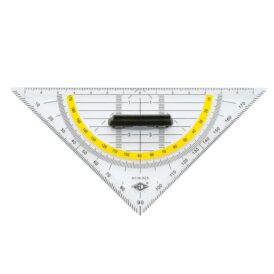 Geometriedreieck mit abnehmbarer Griff 16cm