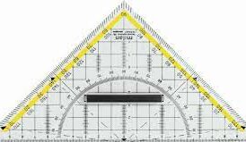 Milan Geometrie-Dreieck 16 cm mit Griff