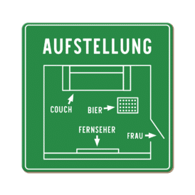 Grafik Werkstatt Korkuntersetzer "Aufstellung"