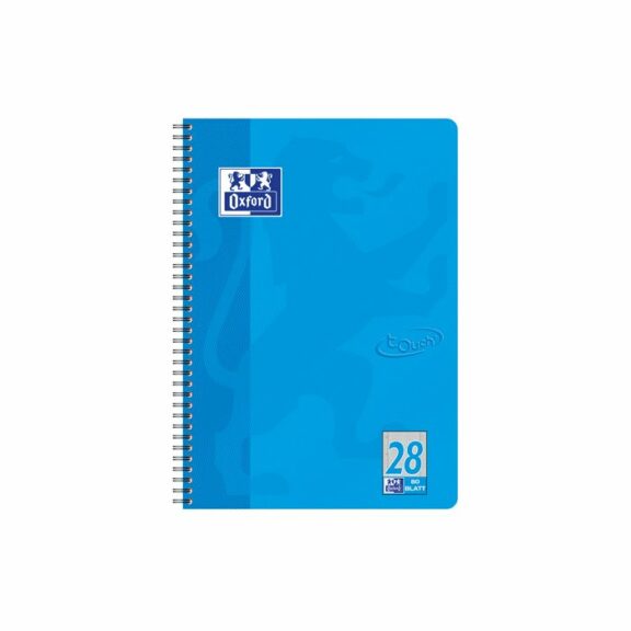 Oxford Collegeblock A4 Touch 80 Blatt Lineatur 28 meerblau