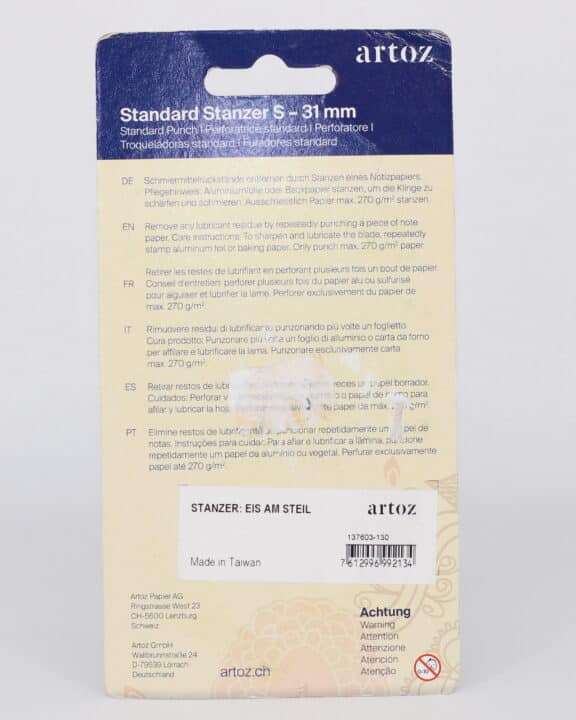 Artoz Standard Stanzer 31mm - Eis am Stil