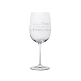 Räder Weinglas "Der Beste Wein ist der..."