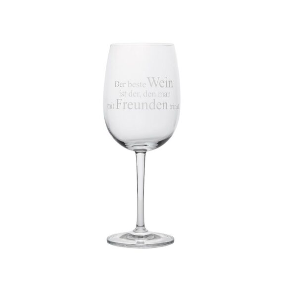 Räder Weinglas "Der Beste Wein ist der..."
