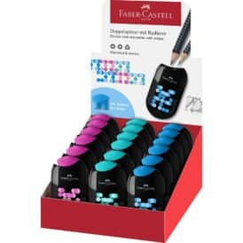 Faber-Castell Doppelspitzdose Two Tone mit Radierer