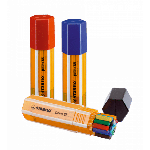 Stabilo Fineliner Point 88 Big Point Box, mit 20 Stiften