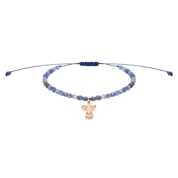 hca Armband - "Beauty of nature" - rosévergoldet - Sodalith - Schutzengel