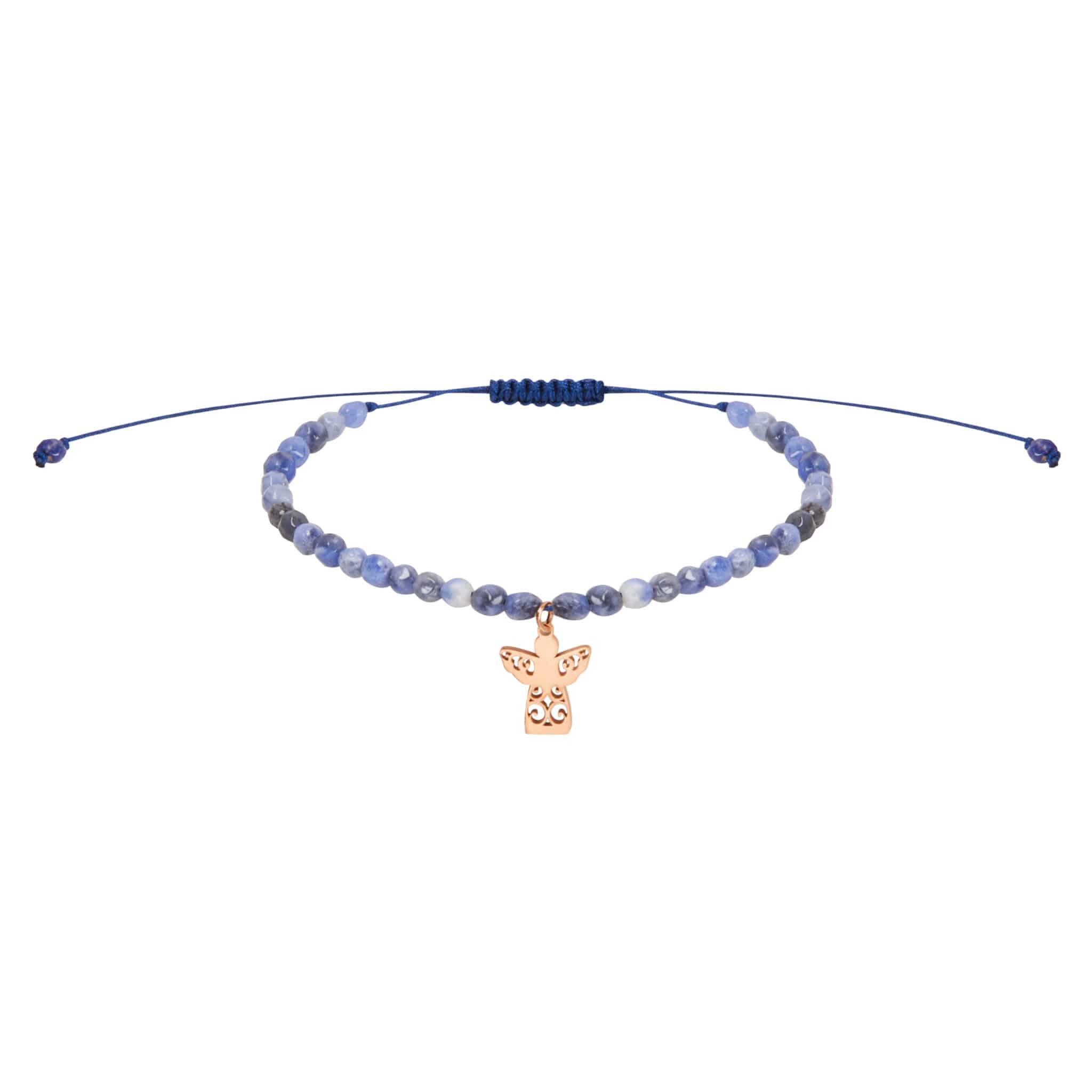 hca Armband - "Beauty of nature" - rosévergoldet - Sodalith - Schutzengel