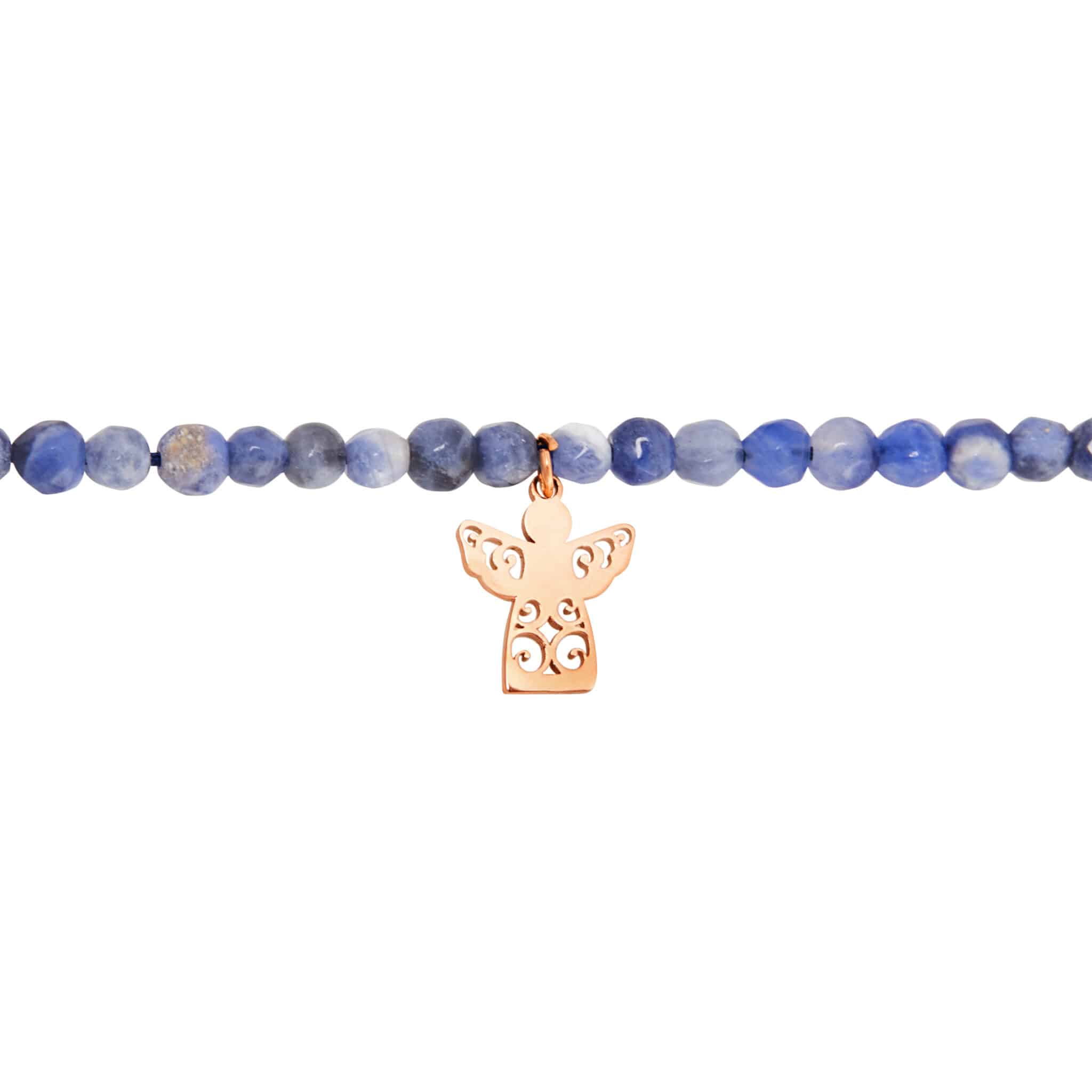 hca Armband - "Beauty of nature" - rosévergoldet - Sodalith - Schutzengel