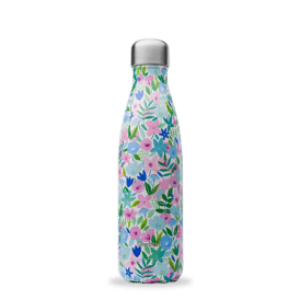 Qwetch Thermoflasche – Flora Blau