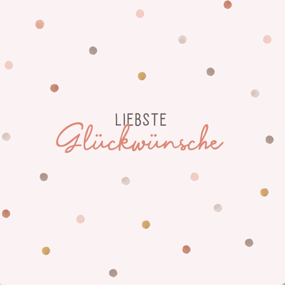 Grafik Werkstatt Korkuntersetzer "Liebste Glückwünsche"